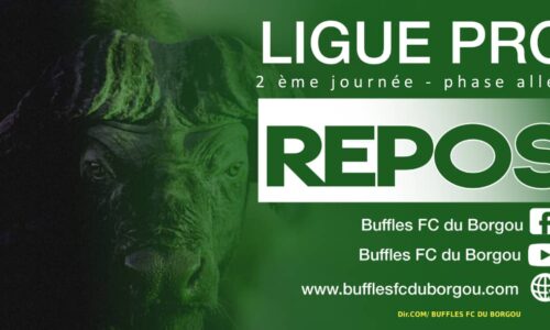 NOUS SOMMES AU REPOS POUR LE COMPTE DE CETTE DEUXIEME JOURNEE DE LA LIGUE PRO